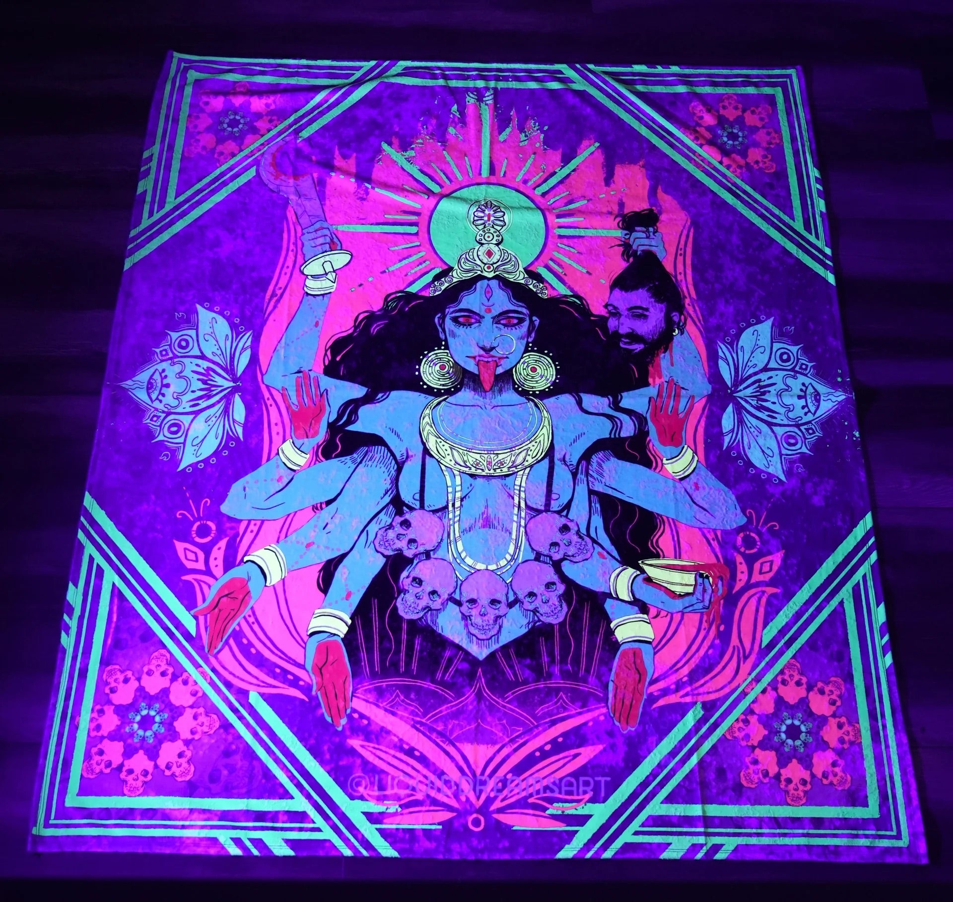 Kali tapestry sale