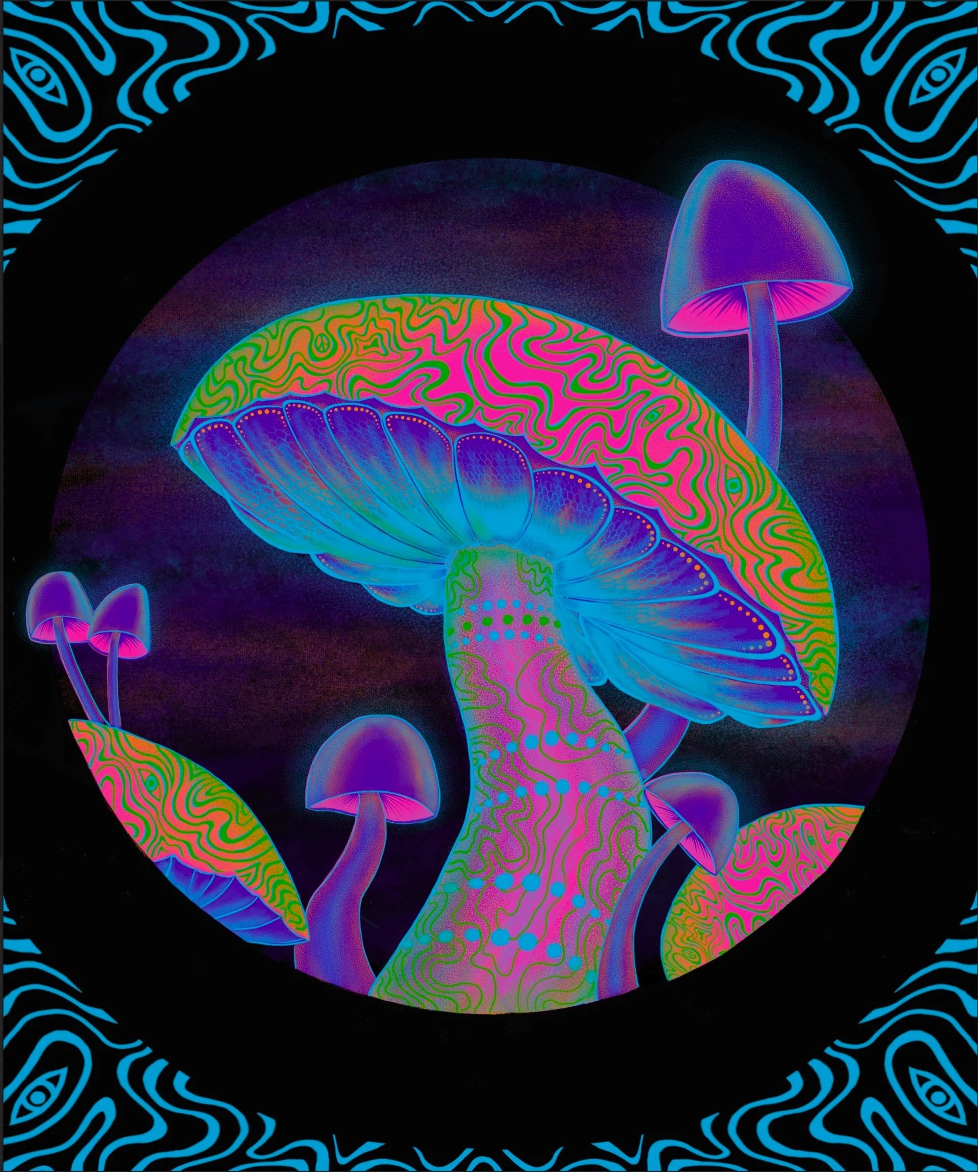 Shroom tapestry sale