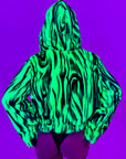 Alien Aura 🛸 Reversible Faux Fur Jacket