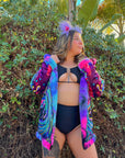 Zodiac Dreams ♒️ Aquarius Reversible Faux Fur Jacket