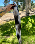 Black & White Hue Speckle Tail