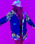 Zodiac Dreams ♑️ Capricorn Reversible Faux Fur Jacket