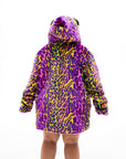 Kaleidodope Reversible Faux Fur Jacket