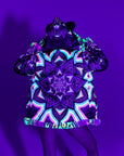 Kaleidodope Reversible Faux Fur Jacket